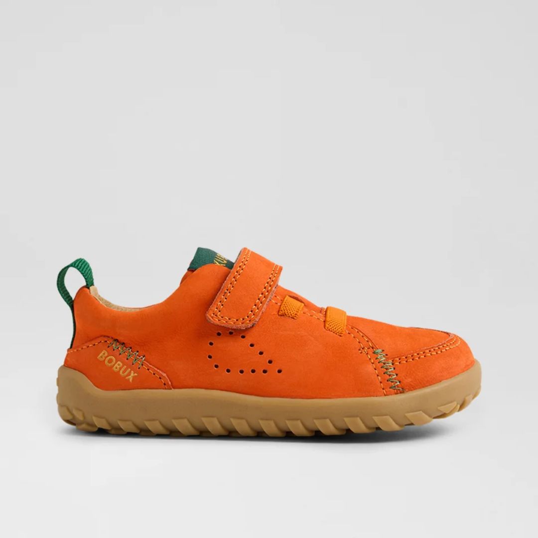 Bobux παιδικά ανατομικά sneakers iWalk  Prime Tangerine BQ10478O56AG230 654205