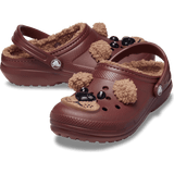 Crocs Clogs χειμερινά παντοφλάκια για αγόρι/κορίτσι Classic Lined I am brown bear 210019-2FL