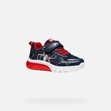 Geox ανατομικά παιδικά sneakers με φωτάκια για αγόρι J65LBC 014CE C0735 J CIBERDRON