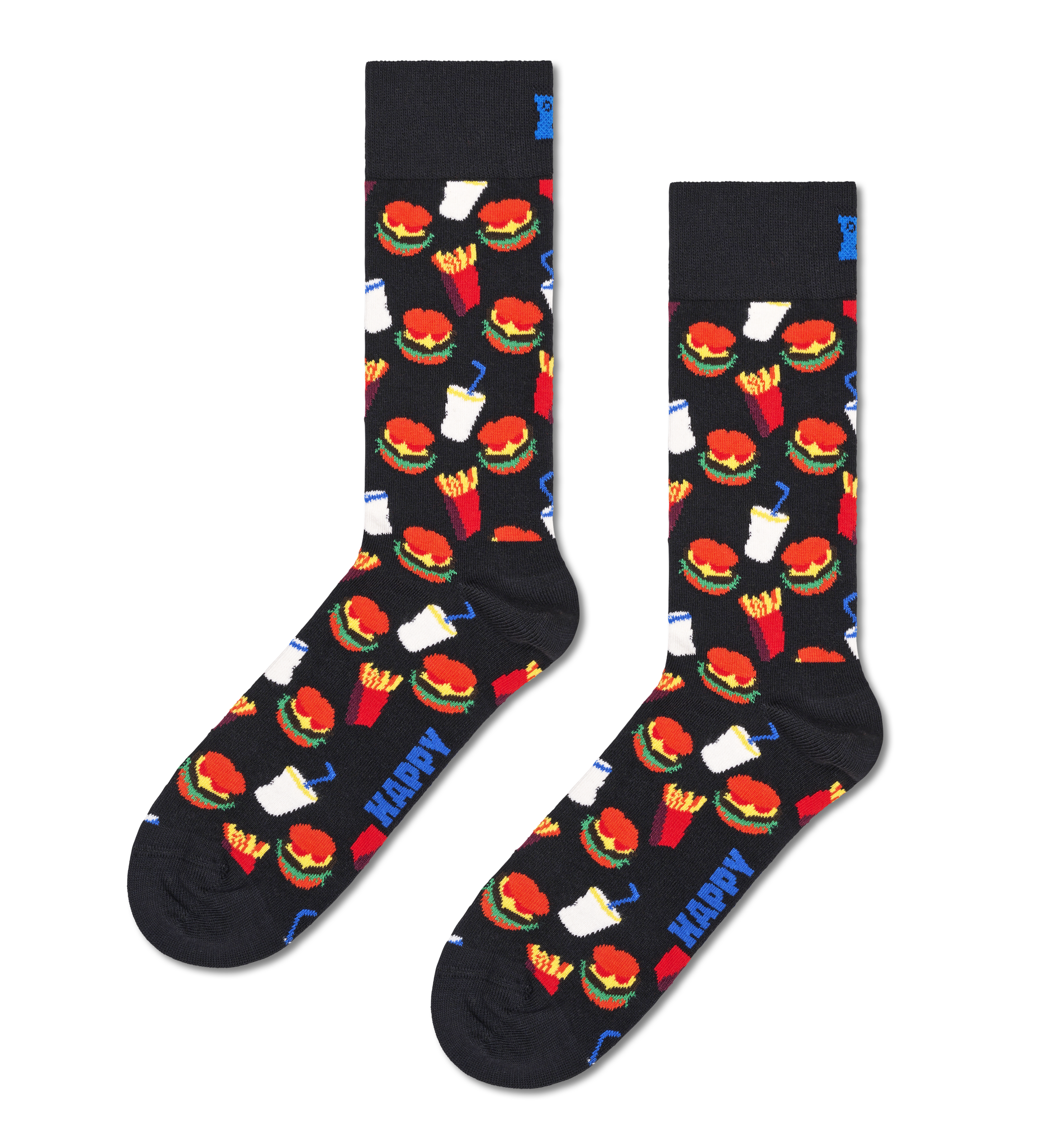 Happy Socks unisex κάλτσες Hamburger HAM01-9050 (36-40)
