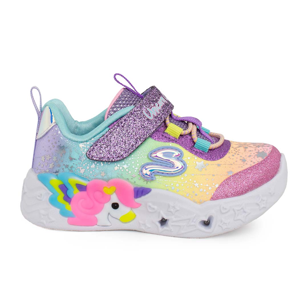 Skechers παιδικά αθλητικά παπούτσια κορίτσι Multicolor 302681/PRMT Twilight Dream