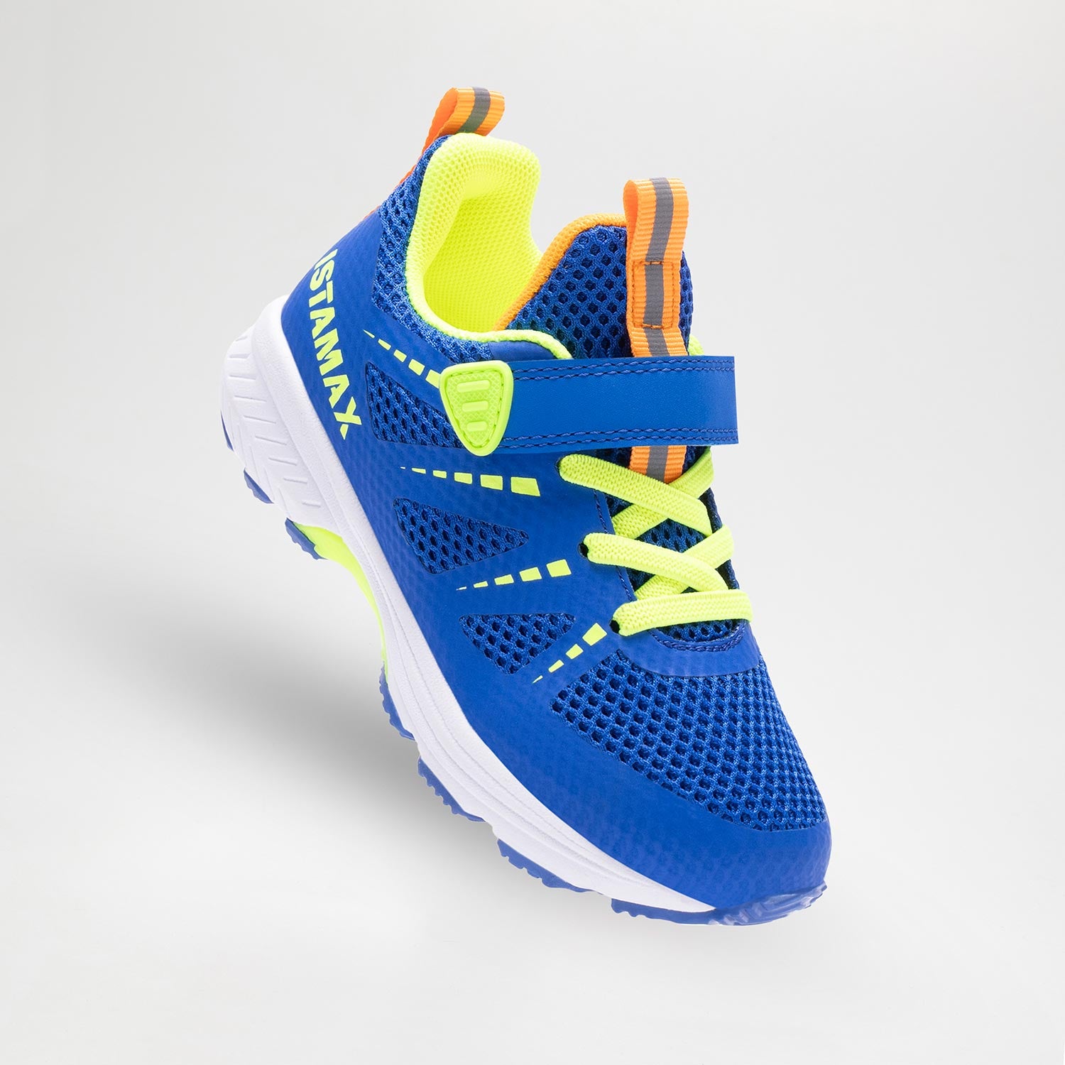 Istamax παιδικά ορθοπεδικά αθλητικά παπούτσια για αγόρια Royal/Gallon neon IMAA3807 B00-RYGN