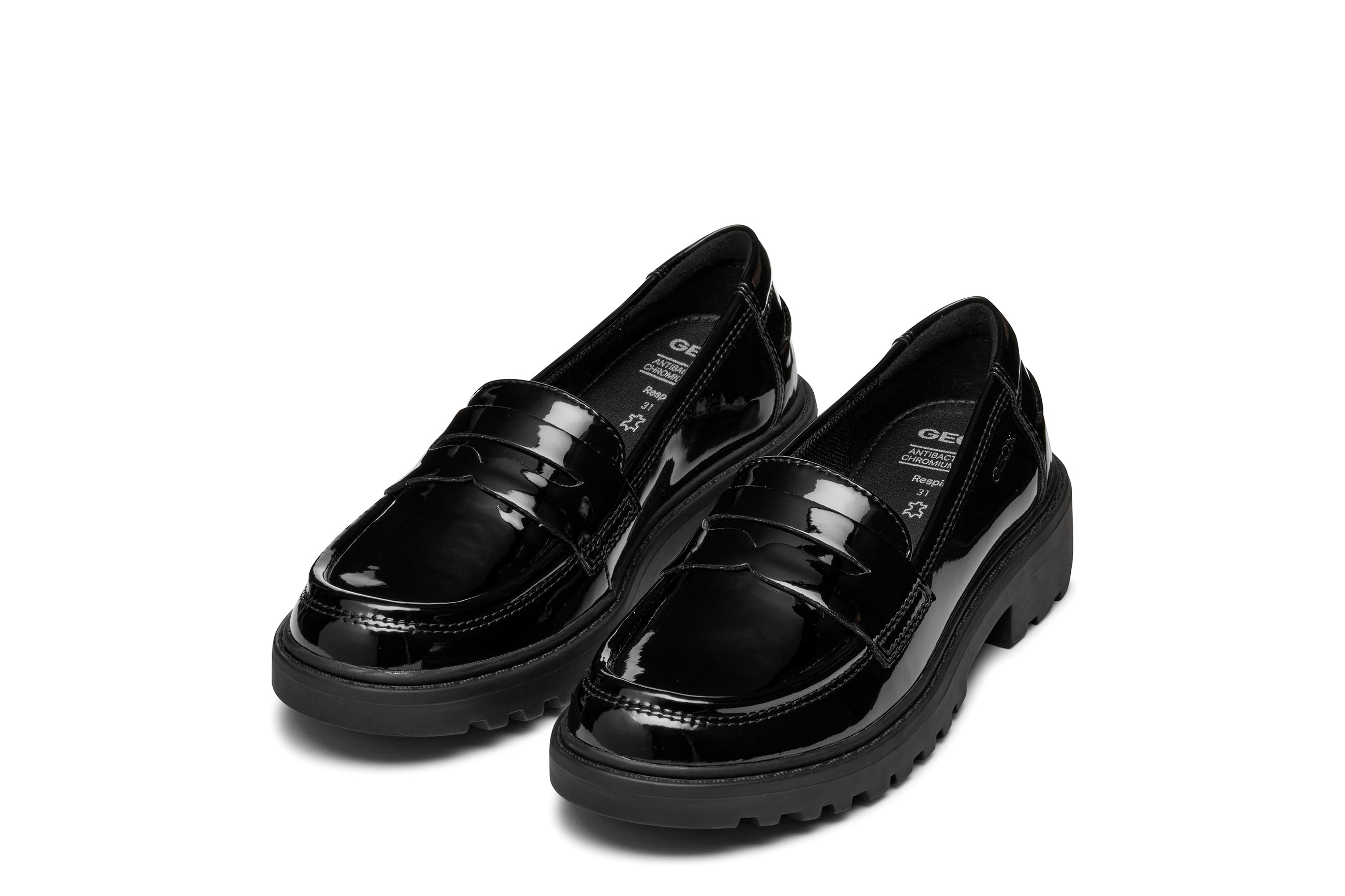 Geox παιδικά ανατομικά loafers για κορίτσια J3620C 000HH C9999