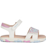 Geox ανατομικά πέδιλα Haiti Girl Λευκά J458ZA 000BC C1364 White/Dk Pink