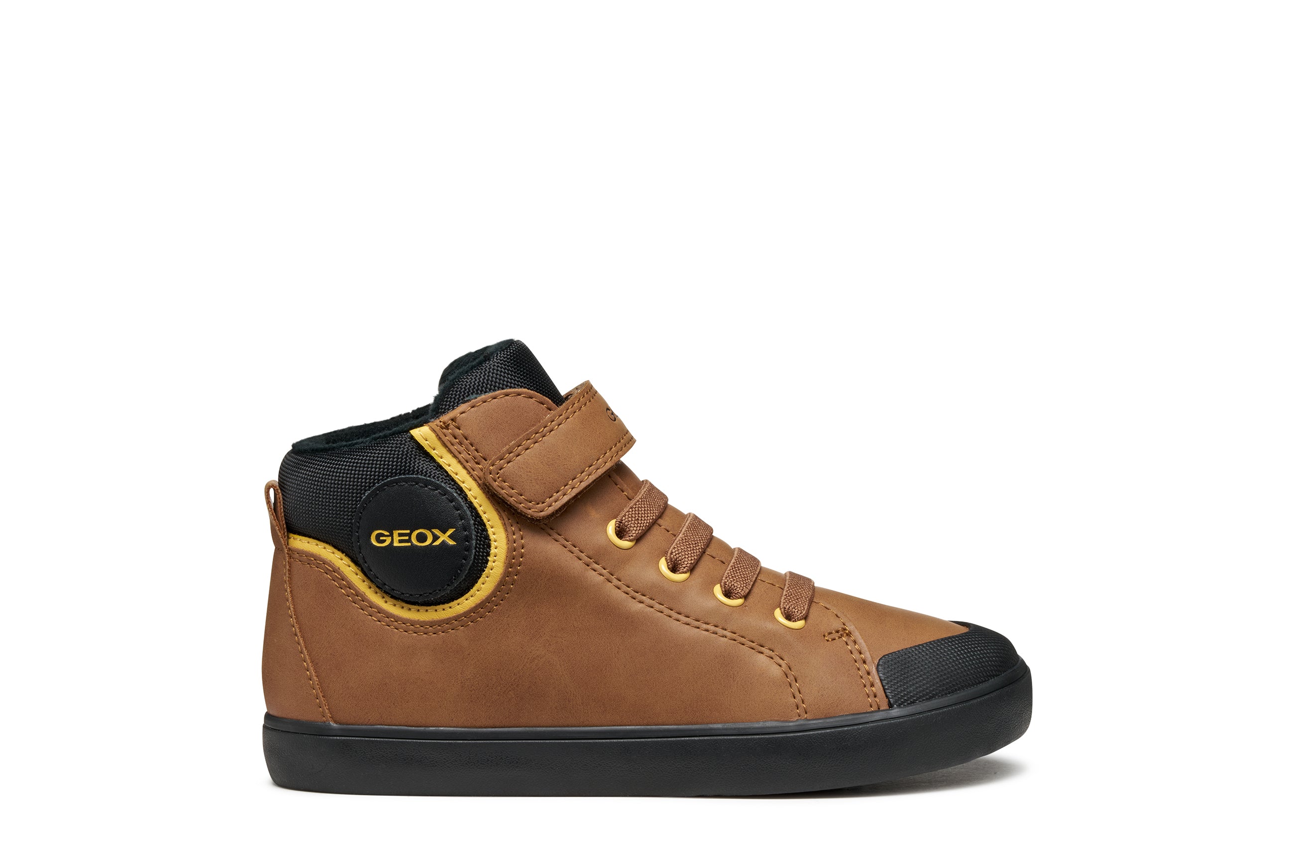 Geox παιδικά ανατομικά μποτάκια για αγόρι Καφέ J465CC 0MEFU C0202 J GISLI