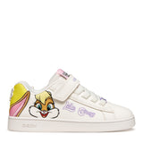 Geox παιδικά ανατομικά sneakers Lola Bunny για κορίτσια Λευκό J65LRH 05411 C0592