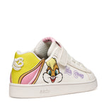 Geox παιδικά ανατομικά sneakers Lola Bunny για κορίτσια Λευκό J65LRH 05411 C0592