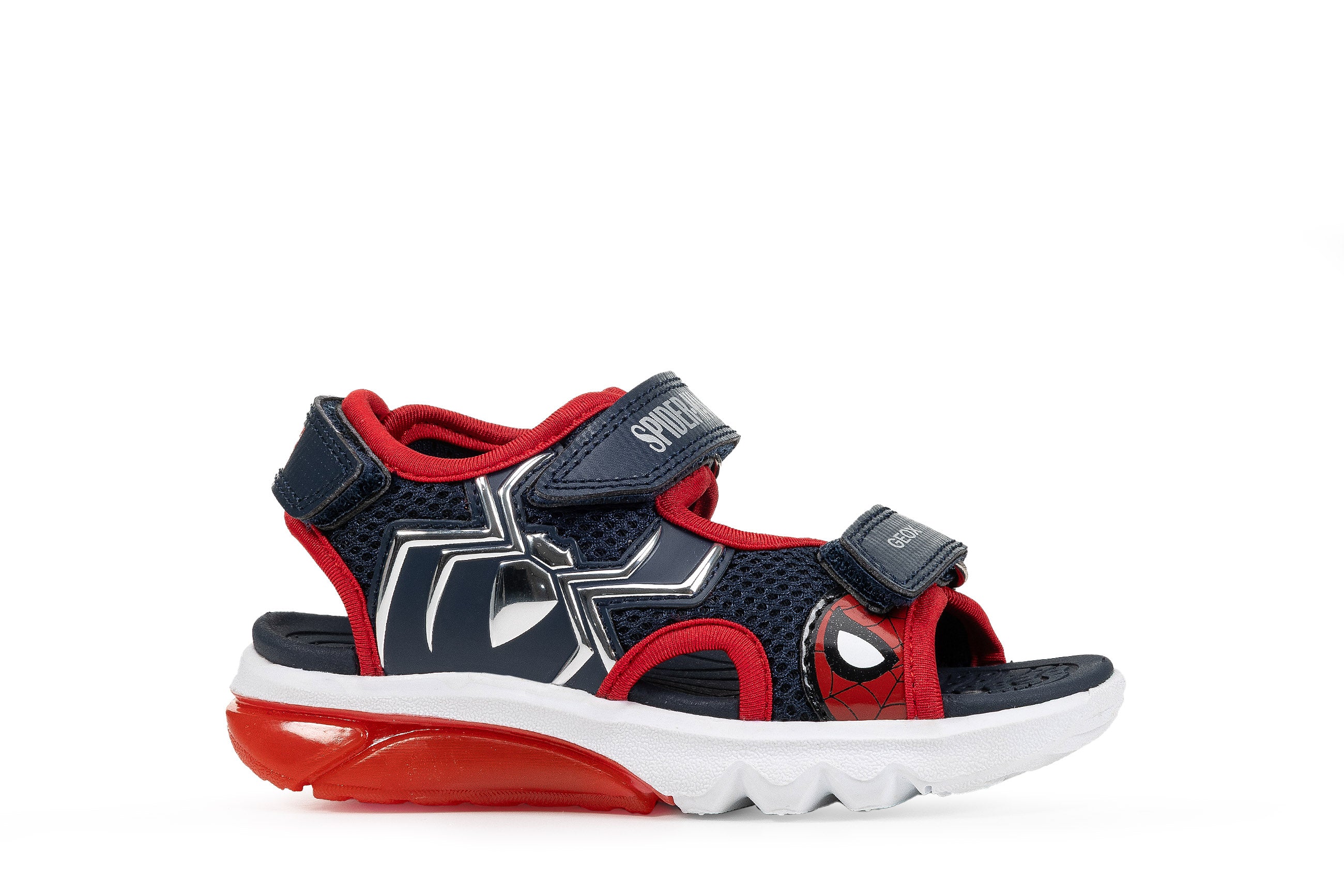 Geox παιδικά ανατομικά πέδιλα για αγόρια Spiderman ciberdron J65MXB 014CE C0735