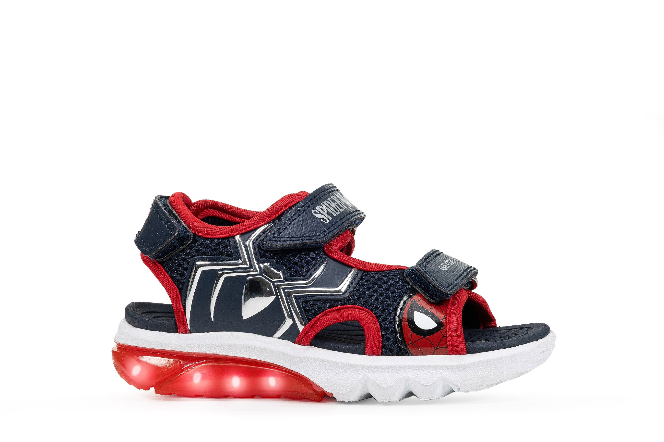 Geox παιδικά ανατομικά πέδιλα για αγόρια Spiderman ciberdron J65MXB 014CE C0735