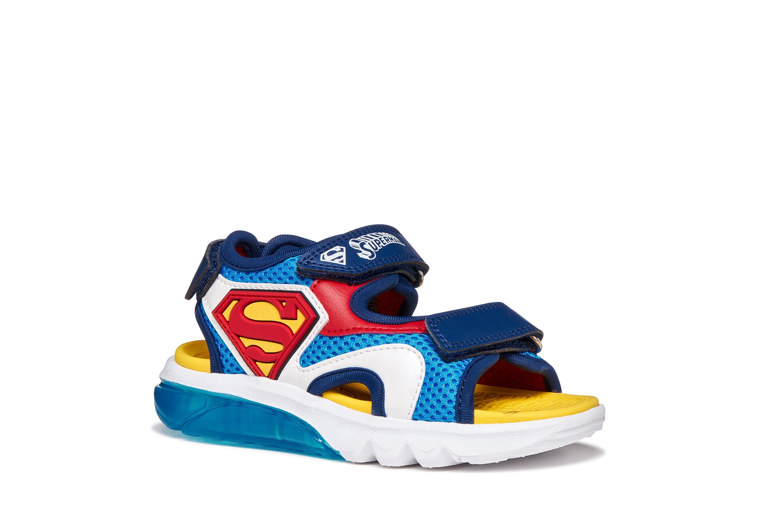 Geox παιδικά ανατομικά πέδιλα Superman για αγόρια J65MXC 01454 C4320