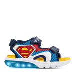 Geox παιδικά ανατομικά πέδιλα Superman για αγόρια J65MXC 01454 C4320