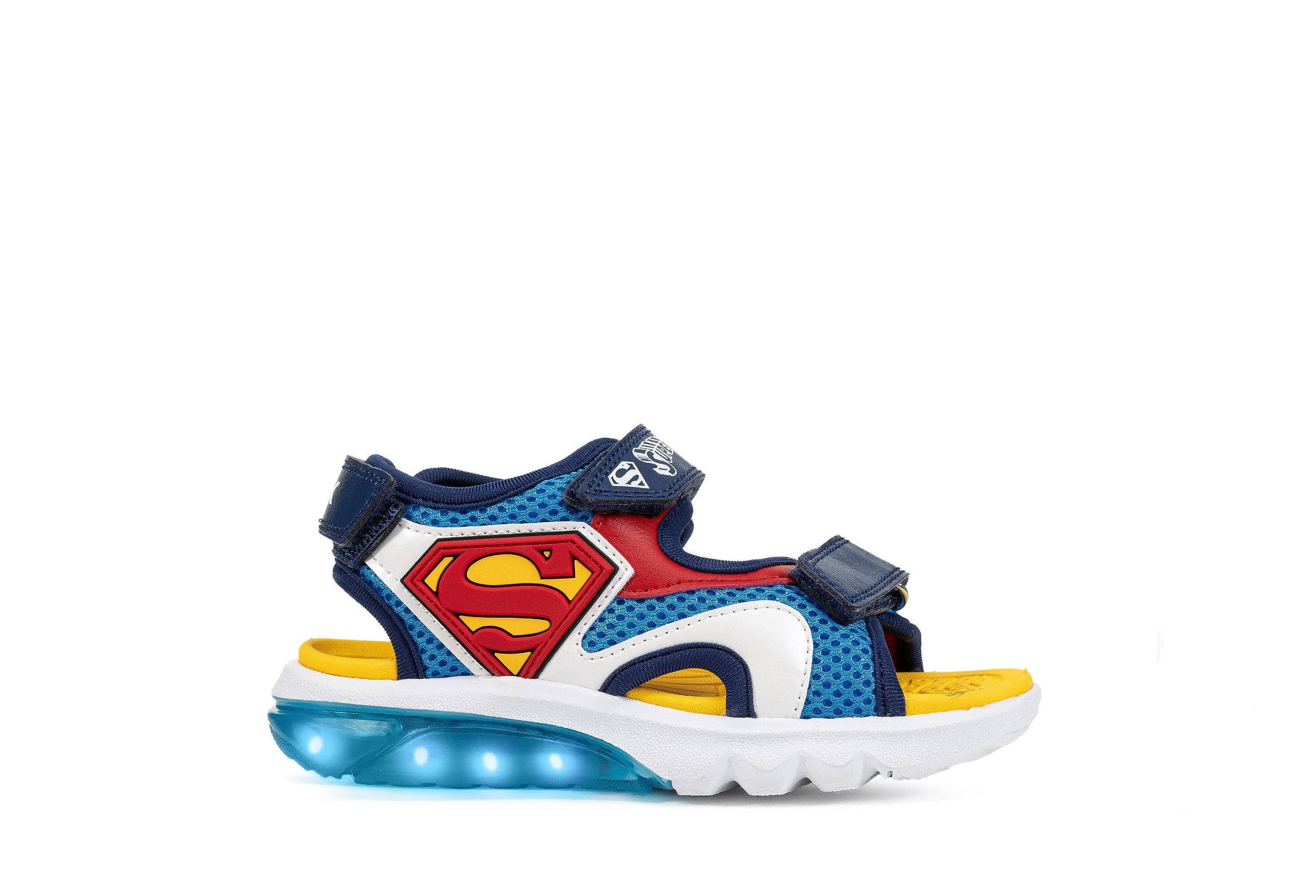 Geox παιδικά ανατομικά πέδιλα Superman για αγόρια J65MXC 01454 C4320