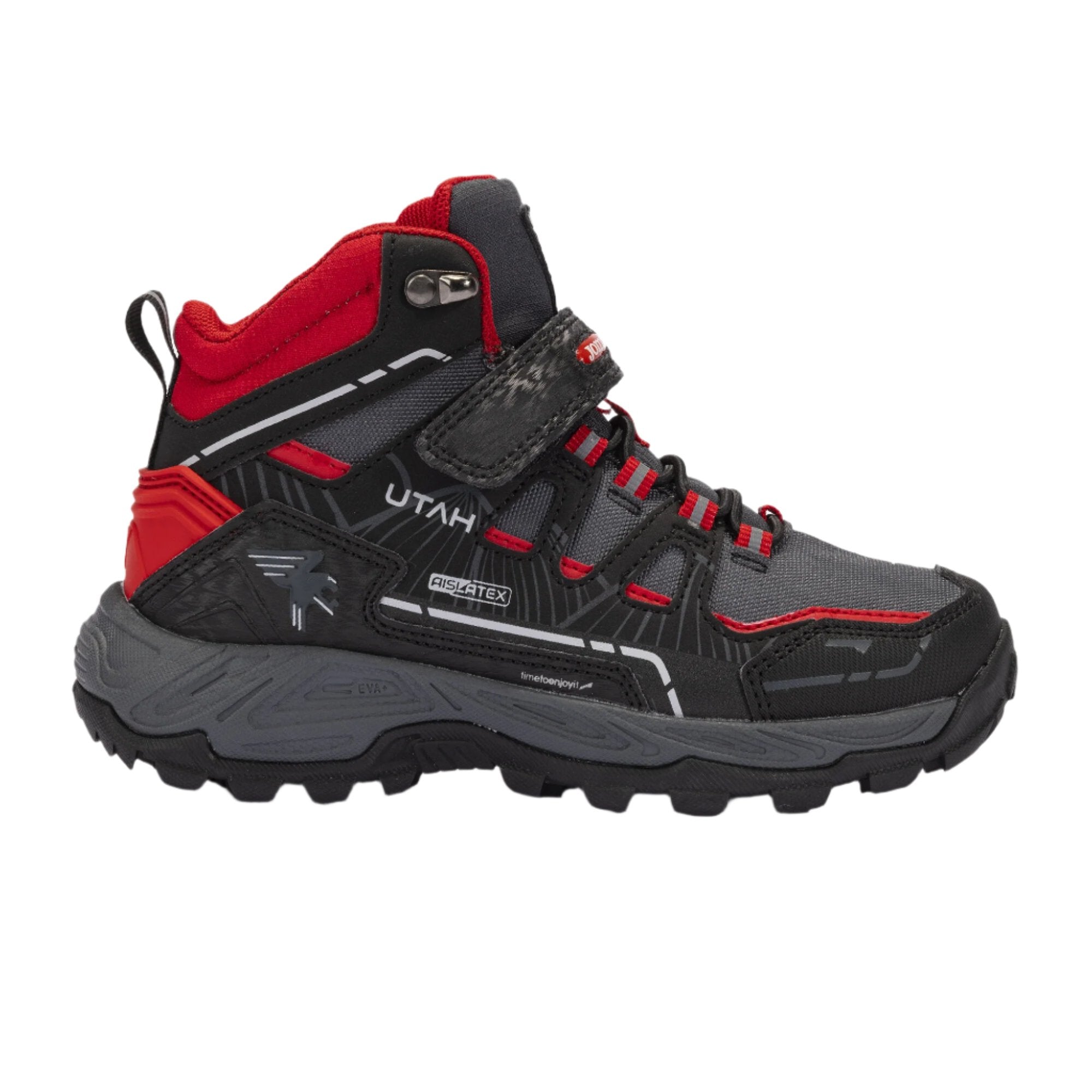 Joma αδιάβροχα μποτάκια Trekking για αγόρια/κορίτσια Utah JR 2401 Black red