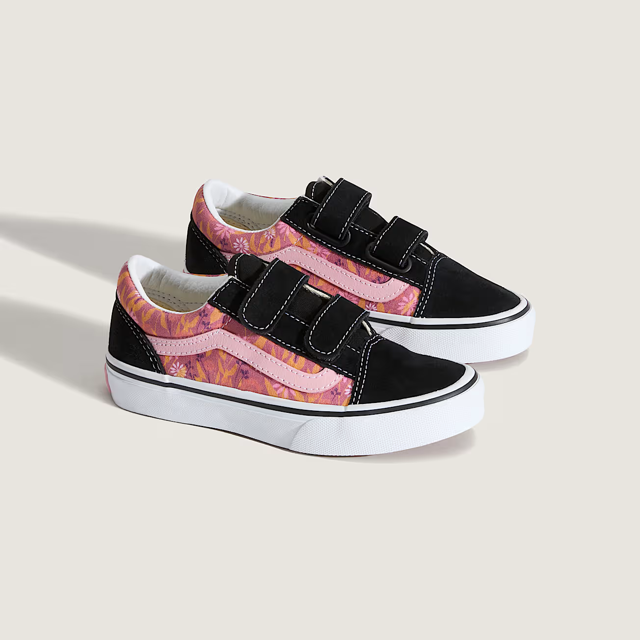 Vans Old Skool παιδικά sneakers για κορίτσι Μαύρο VN000CYAZRY1 Floral Mauvewood
