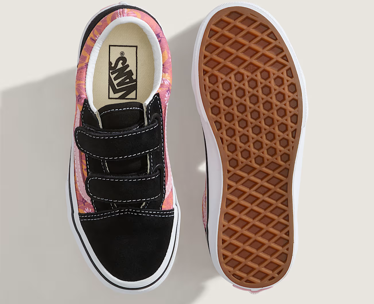 Vans Old Skool παιδικά sneakers για κορίτσι Μαύρο VN000CYAZRY1 Floral Mauvewood