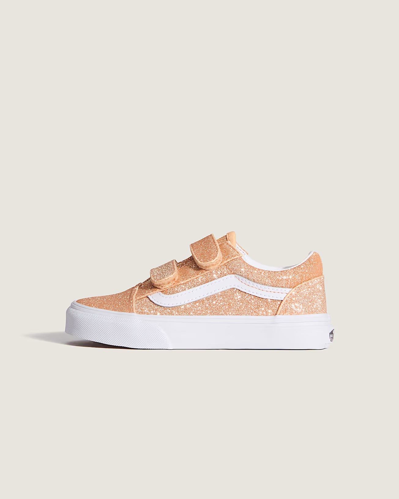 Vans Old Skool V παιδικά sneakers για κορίτσια VN000CYAFNL1 GLITTER Apricot Glow