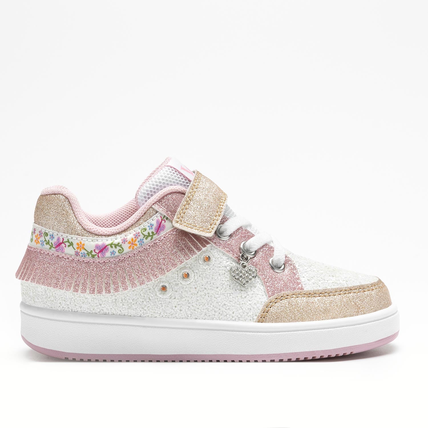 Lelli Kelly sneakers για κορίτσια Λευκό/Χρυσό Luci LKAL8054 Bior