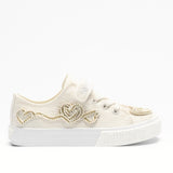 Lelli Kelly παιδικά sneakers για κορίτσια Μπεζ LKED4179 Sharon Low Canvas