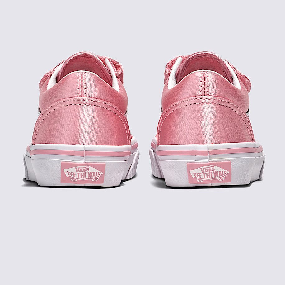 Skool V Boys Pink Vans Sneakers Vans Old Skool Rose Satin Pink