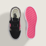 Vans παιδικά sneakers για κορίτσια Old Skool V LEOPARD POP Pink Velvet/Black VN000CYAH851