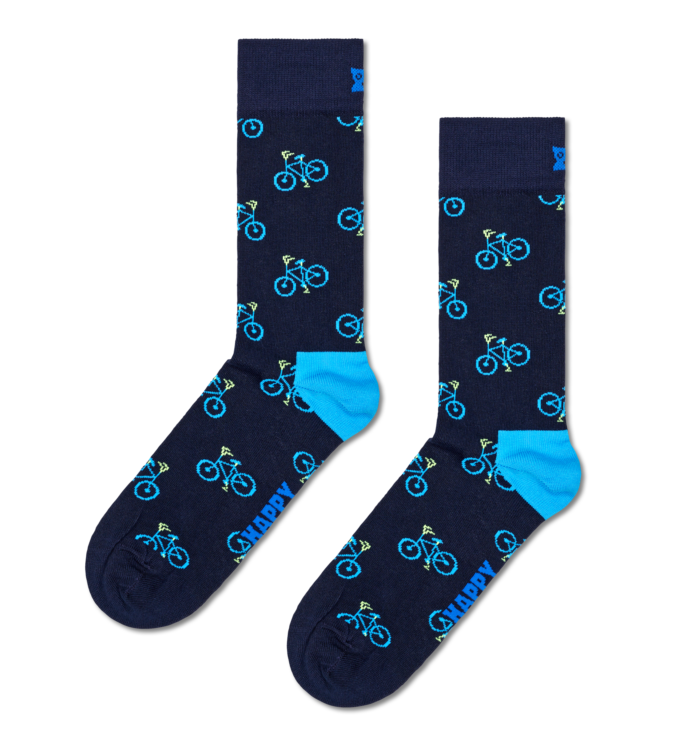 Happy Socks πολύχρωμες κάλτσες Bike Sock Unisex P000842 (41-46)