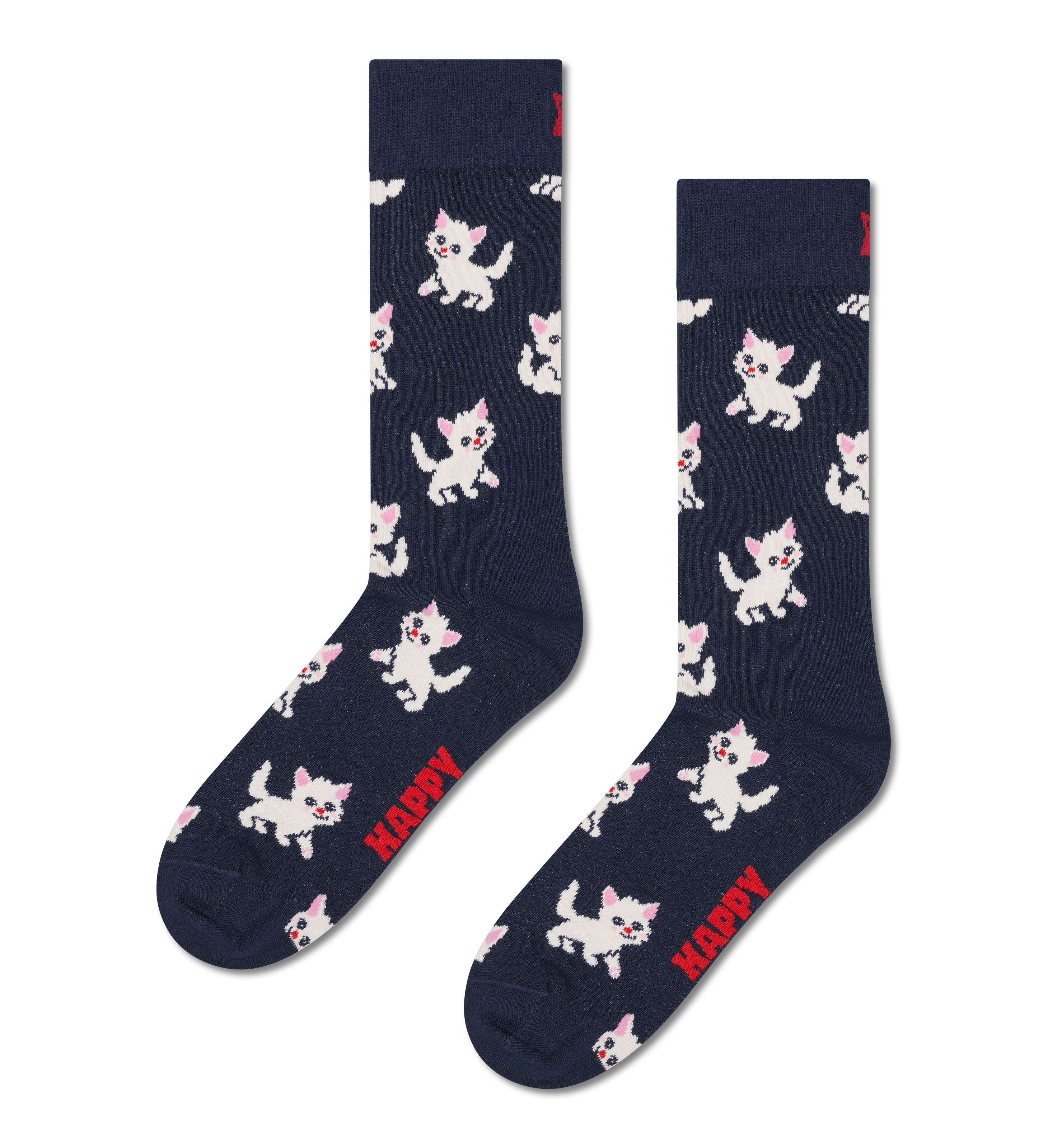 Happy Socks πολύχρωμες κάλτσες unisex Kitten Sock P003187 (36-40)
