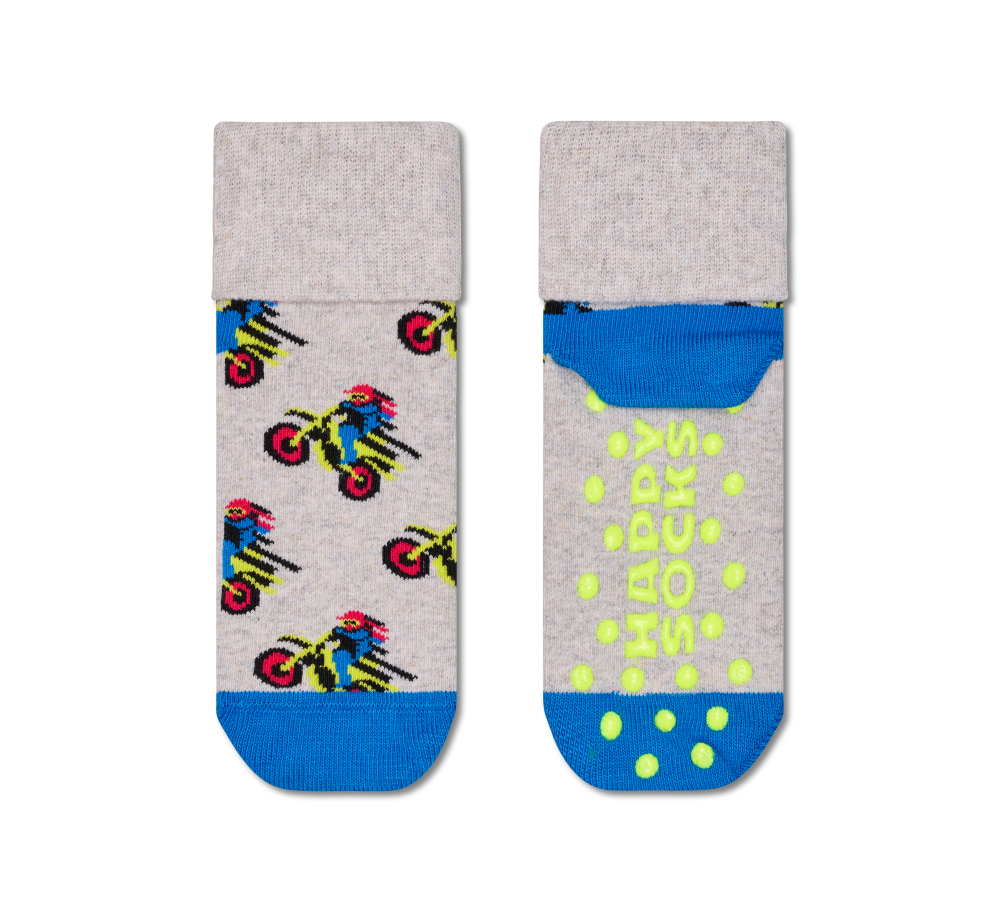 Happy Socks παιδικές πολύχρωμες κάλτσες anti-slip Motorbike P003266