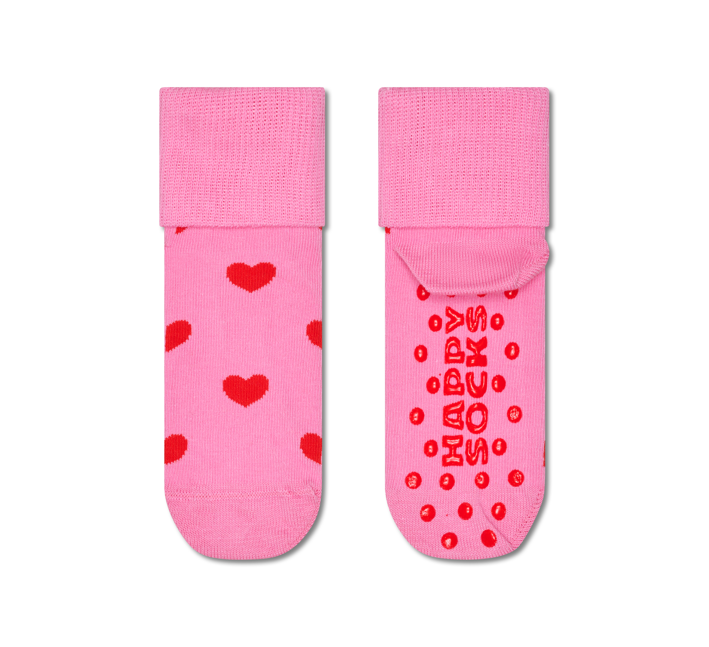 Happy Socks πολύχρωμες παιδικές κάλτσες anti-slip Kids Heart P003268