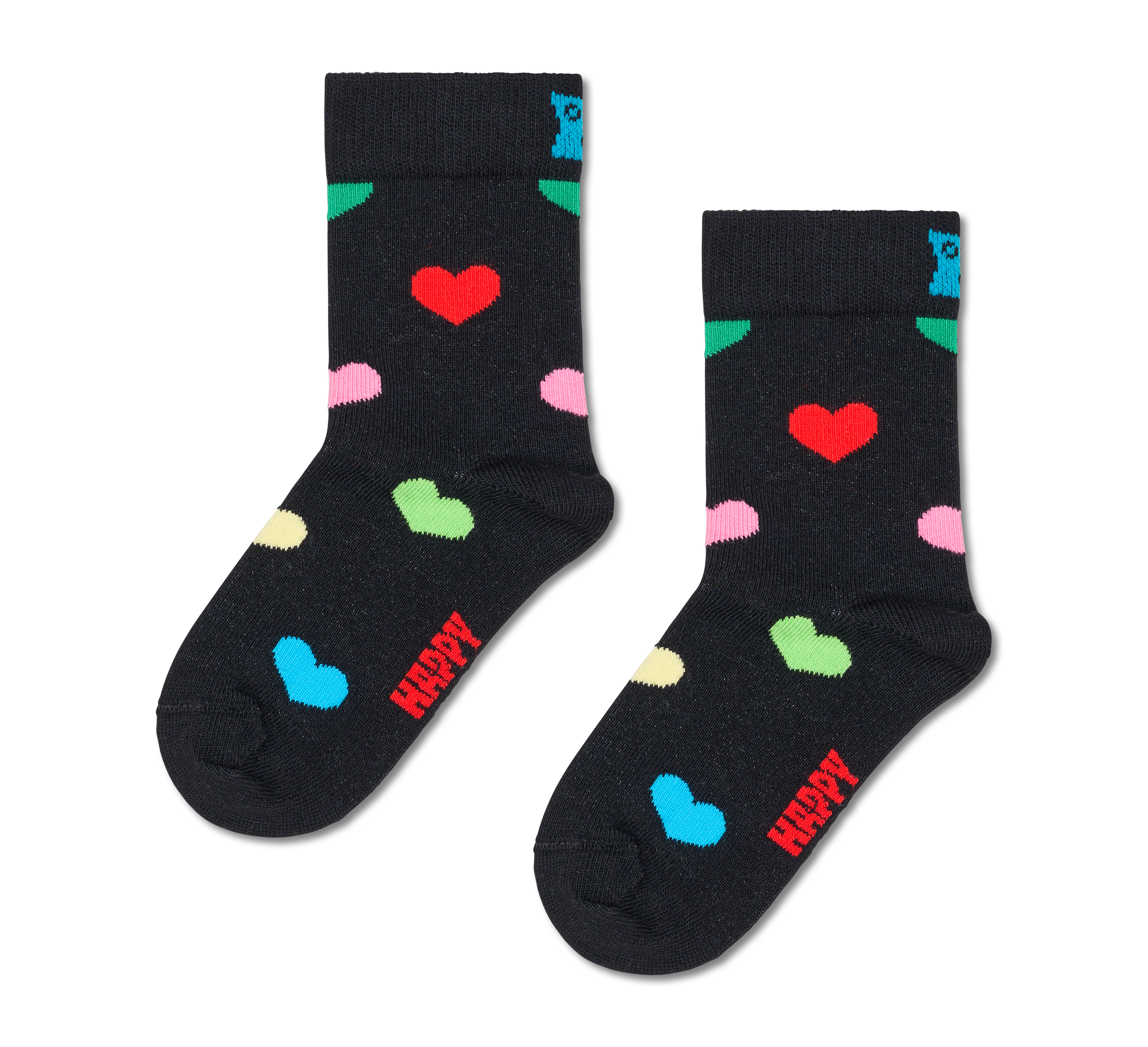 Happy Socks πολύχρωμες παιδικές κάλτσες unisex Heart In Heart Sock P003311