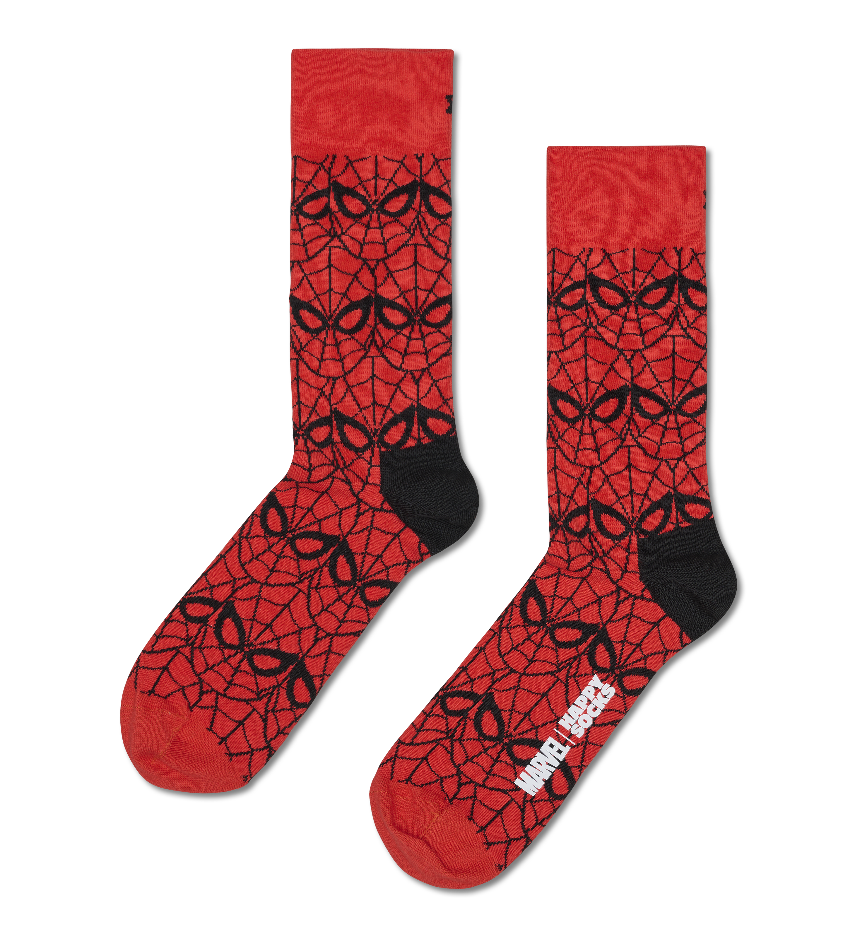 Happy Socks πολύχρωμες κάλτσες (36-40) Spider-man sock P003608