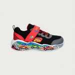 Skechers παιδικά αθλητικά παπούτσια για αγόρι Play Scene Black/Red 407312N/BKRD