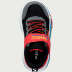 Skechers παιδικά αθλητικά παπούτσια για αγόρι Play Scene Black/Red 407312N/BKRD