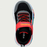 Skechers παιδικά αθλητικά παπούτσια για αγόρι Play Scene Black/Red 407312N/BKRD