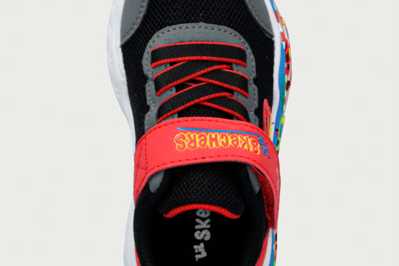 Skechers παιδικά αθλητικά παπούτσια για αγόρι Play Scene Black/Red 407312N/BKRD