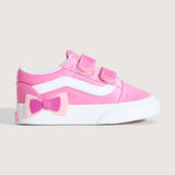 Vans Old Skool V Bow παιδικά sneakers για κορίτσια Φούξια VN000E9WFRQ1 (21-26)