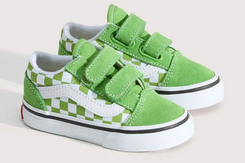 Vans Old Skool V παιδικά sneakers για αγόρι/κορίτσι Πράσινο ανοιχτό VN000CTGFPB1