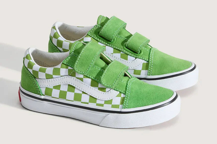 Vans Old Skool V παιδικά sneakers για αγόρι/κορίτσι πράσινο ανοιχτό VN000CYDFPB1