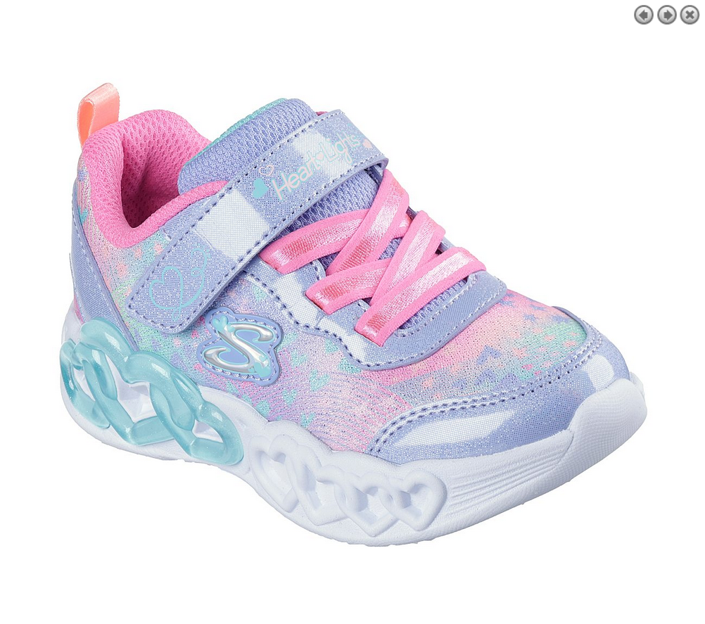 Skechers παιδικά αθλητικά παπούτσια με φωτάκια για κορίτσια 303261N/LVMT