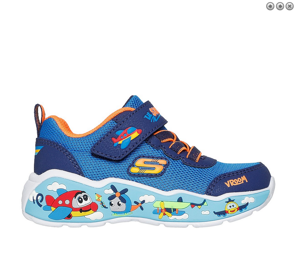 Skechers παιδικά αθλητικά παπούτσια για αγόρια 407312N/BLNV