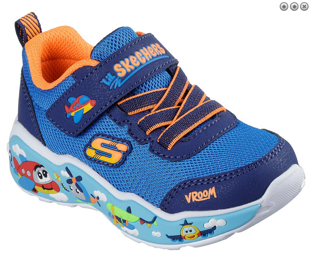 Skechers παιδικά αθλητικά παπούτσια για αγόρια 407312N/BLNV
