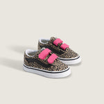 Vans παιδικά sneakers για κορίτσι Old Skool V LEOPARD POP Incense/Pink Velvet VN000VB2HO81