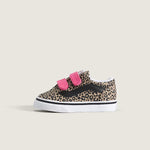 Vans παιδικά sneakers για κορίτσι Old Skool V LEOPARD POP Incense/Pink Velvet VN000VB2HO81
