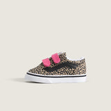 Vans παιδικά sneakers για κορίτσι Old Skool V LEOPARD POP Incense/Pink Velvet VN000VB2HO81