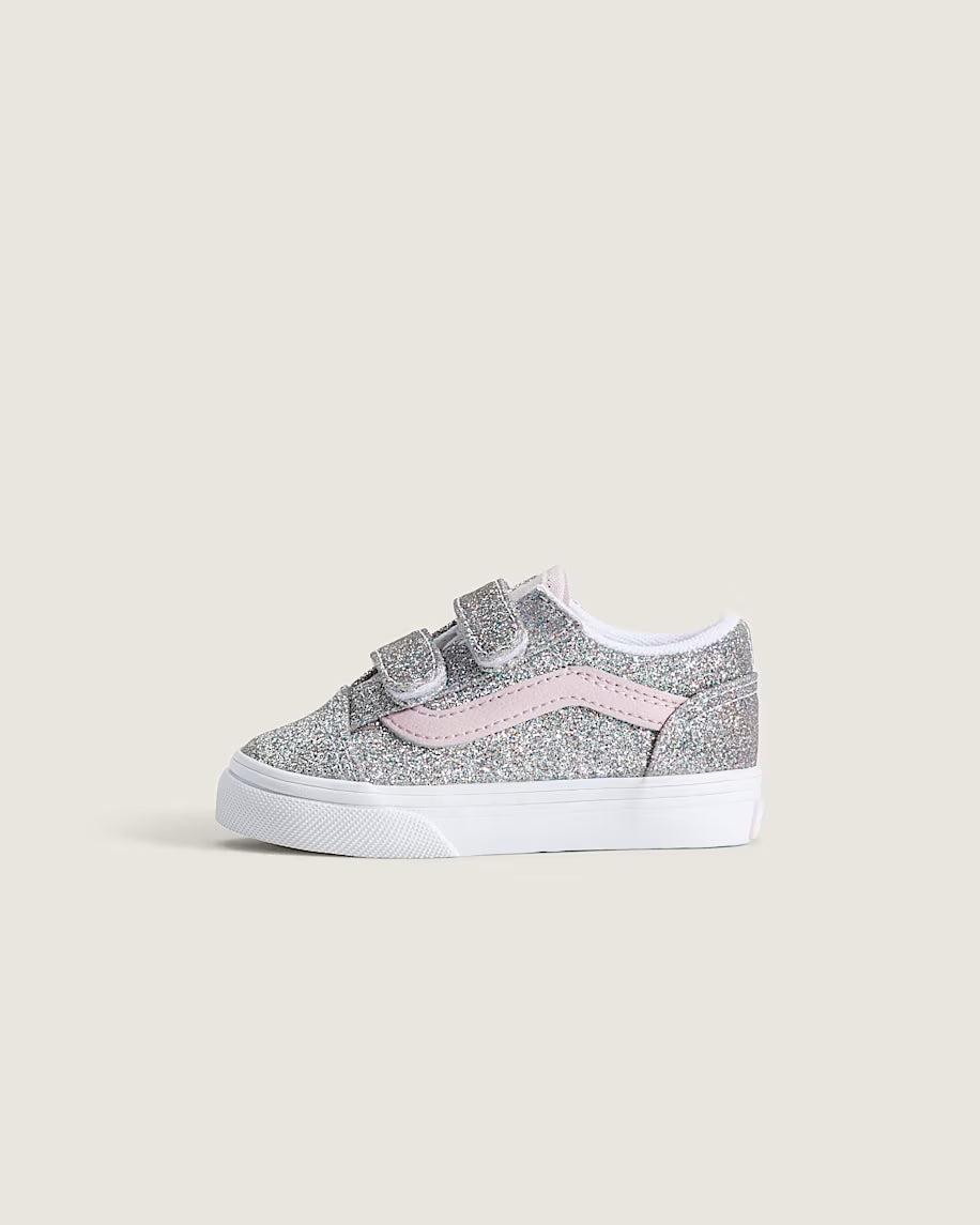 Vans Old Skool V παιδικά sneakers για κορίτσι Glitter VN000VB2HN31