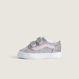 Vans Old Skool V παιδικά sneakers για κορίτσι Glitter VN000VB2HN31