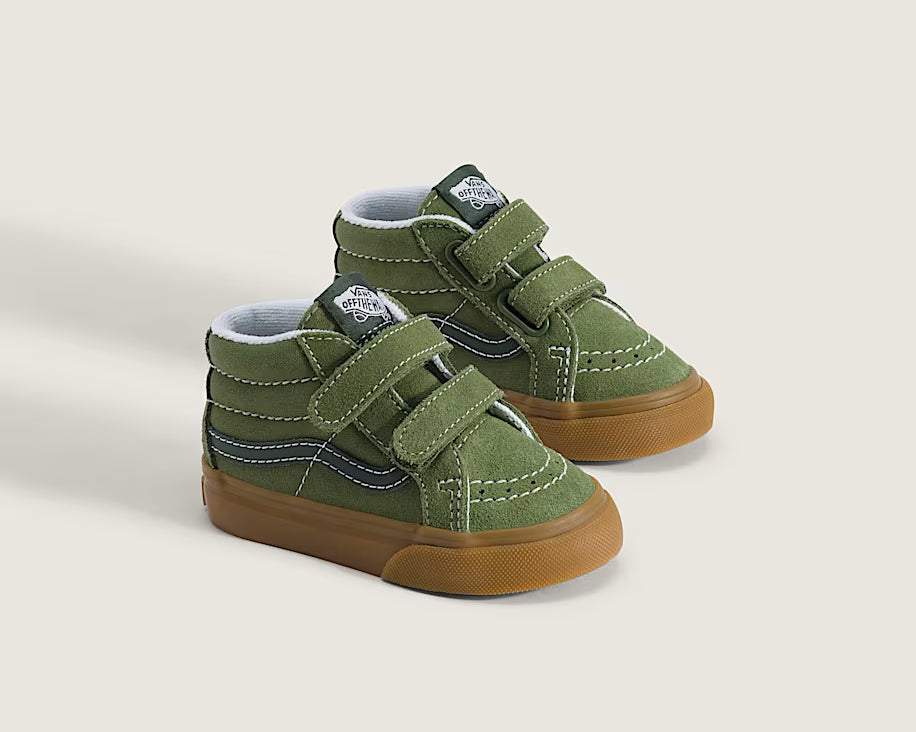 Vans Sk8-Mid Reissue V παιδικά sneakers μποτάκια για αγόρι/κορίτσι Χακί VN000YOVGRK1