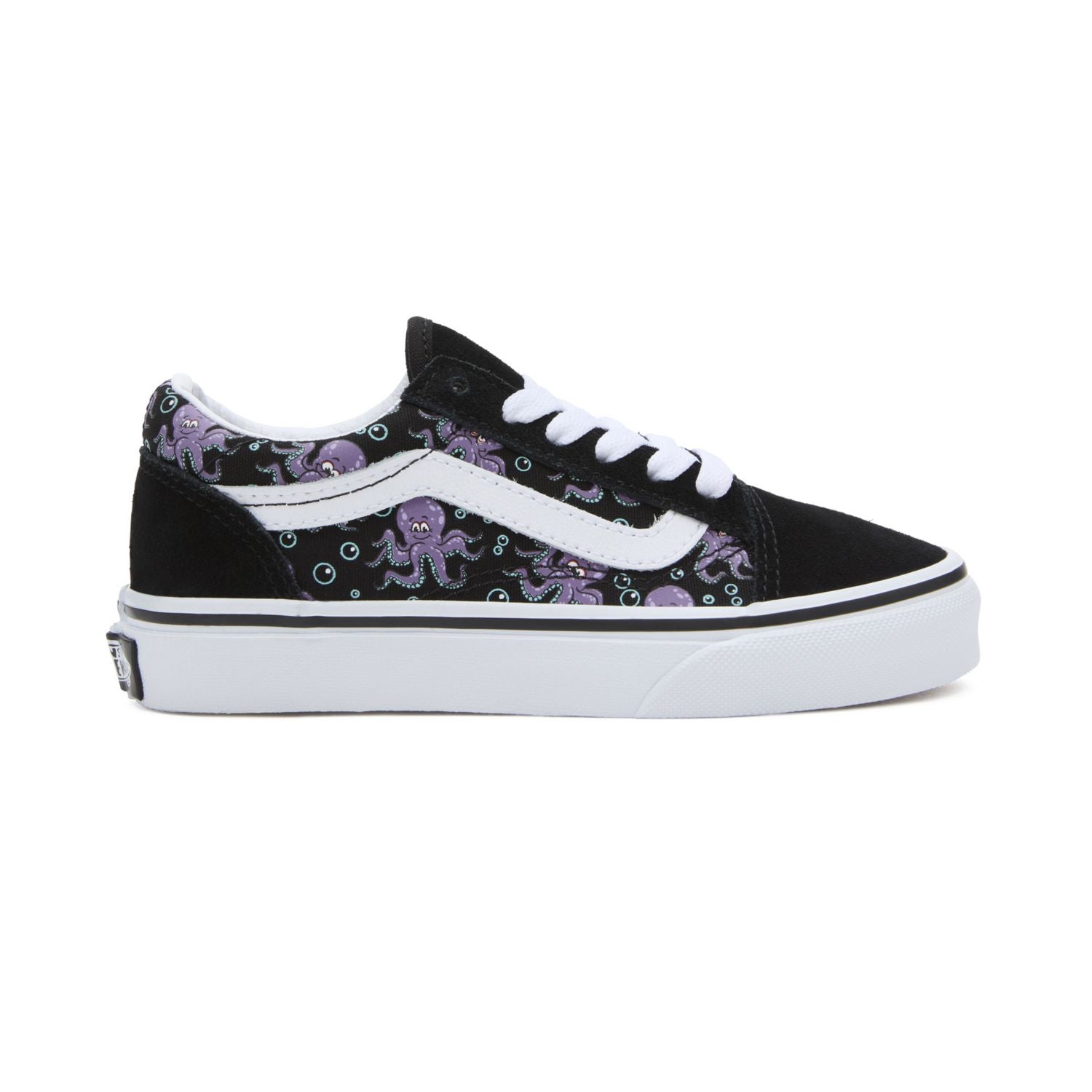 Vans παιδικά sneakers αγόρι/κορίτσι Μαύρα Old Skool VN0005WVB5P1 Glow Octopus Black/Purple