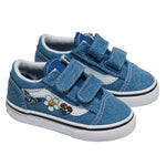 Vans παιδικά sneakers κορίτσι Denim Navy Old Skool V VN000CRWNWD1