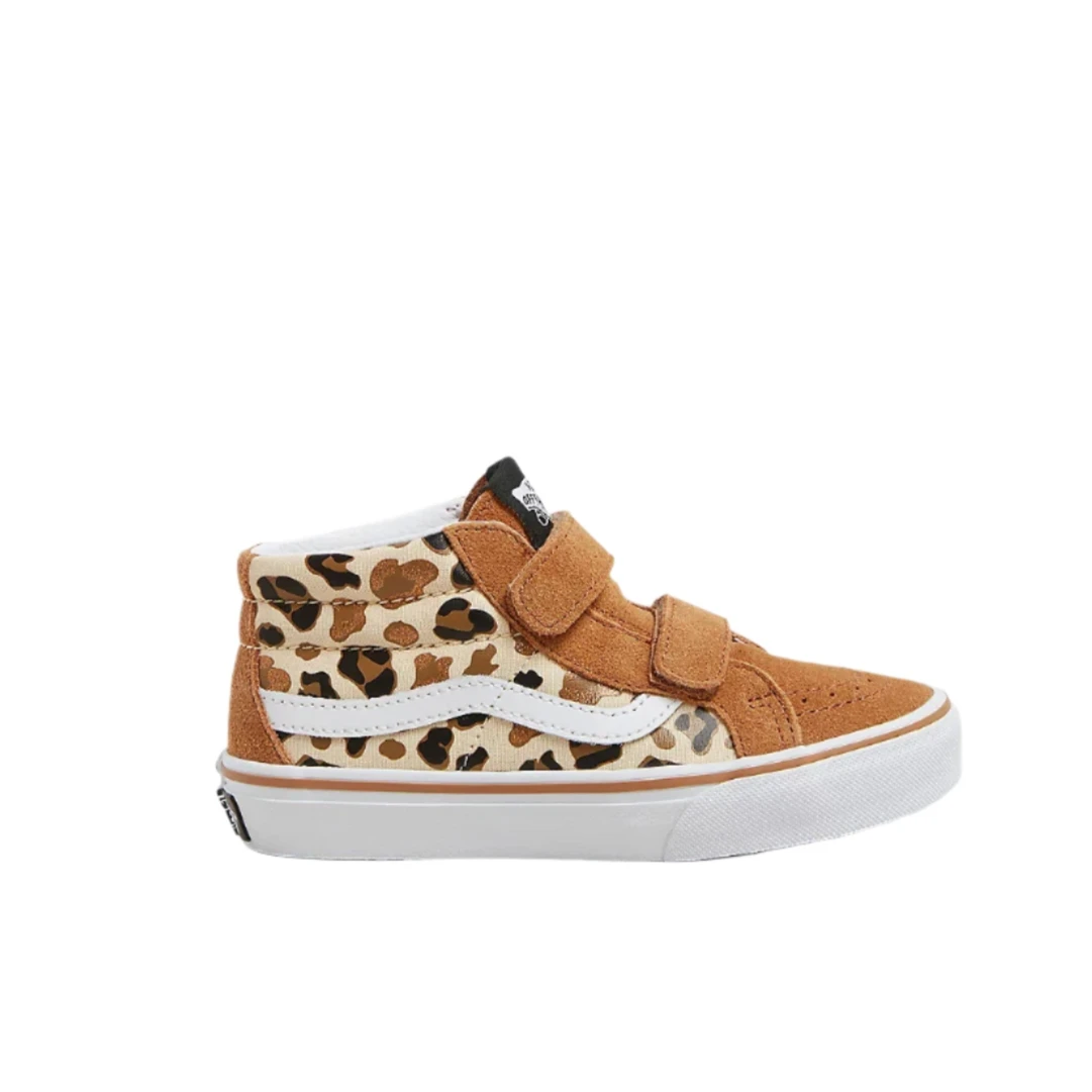 Vans παιδικά sneakers Sk8-Mid Reissue V για κορίτσια VN000CZ5BF21 Leopard Glitter