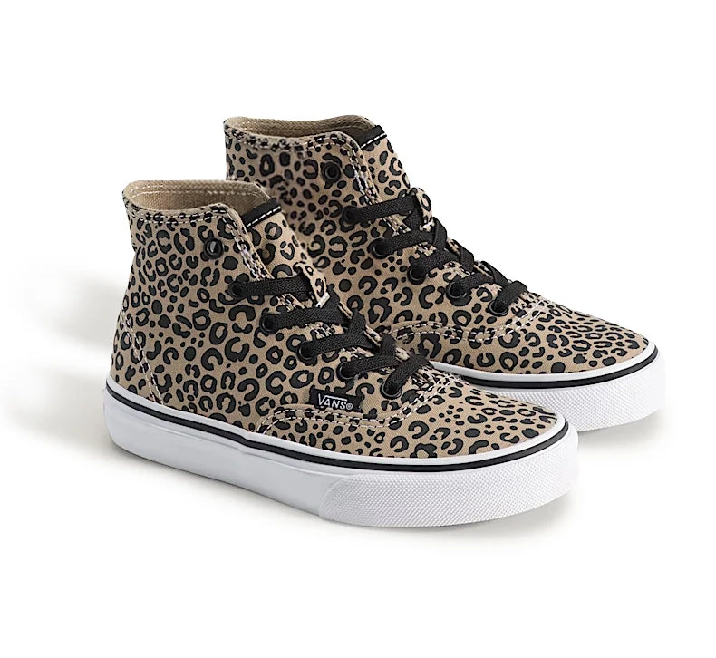 Vans εφηβικά sneakers μποτάκια για κορίτσι Authentic Hi 2.0 LEOPARD POP Incense/Pink Velvet VN000V93HO81
